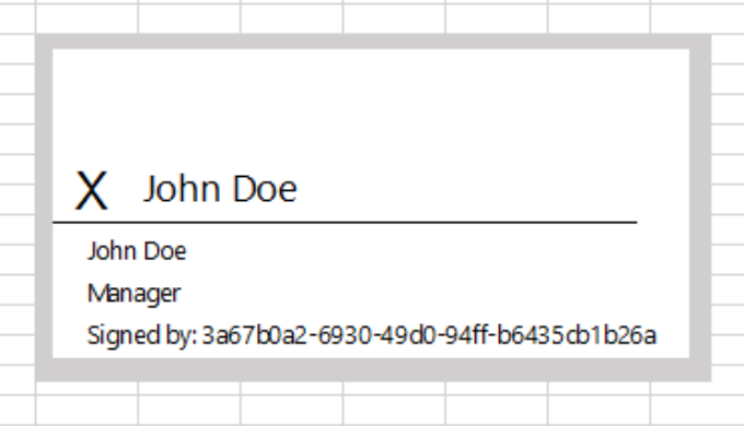Cách tạo chữ ký điện tử trong Excel