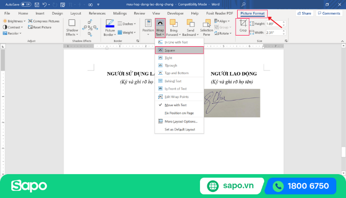 Cách tạo chữ ký điện tử trong Word