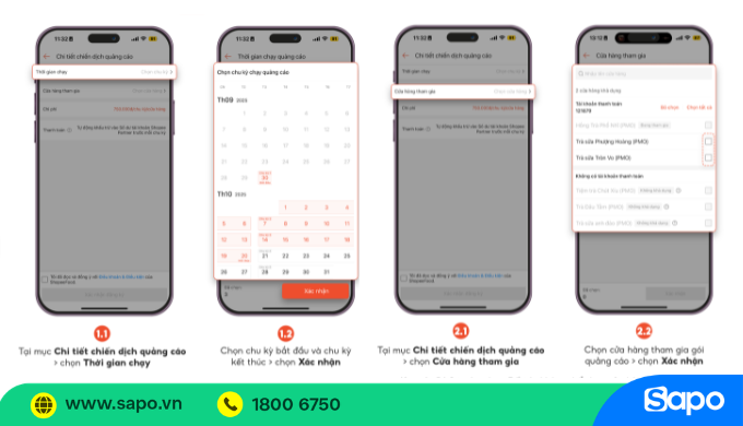 Tạo Flash Sale qua ứng dụng Shopee Partner