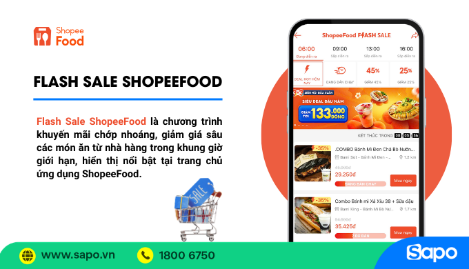 Flash Sale Shopee Food là gì