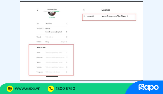 cách gắn link bio trên tiktok cho doanh nghiệp