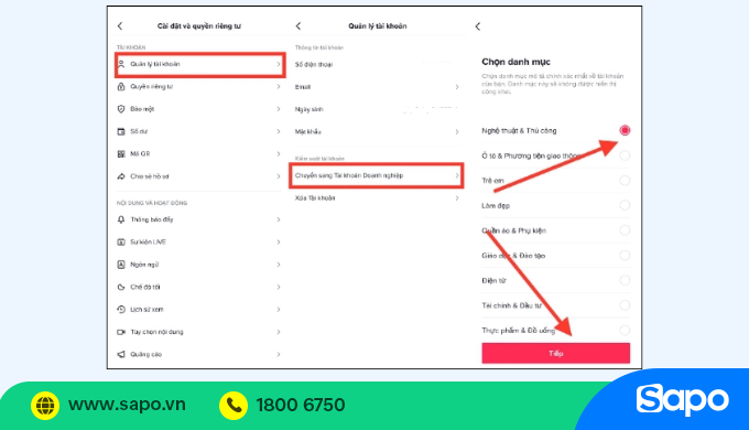 cách gắn link bio vào tiktok cho tài khoản cá nhân
