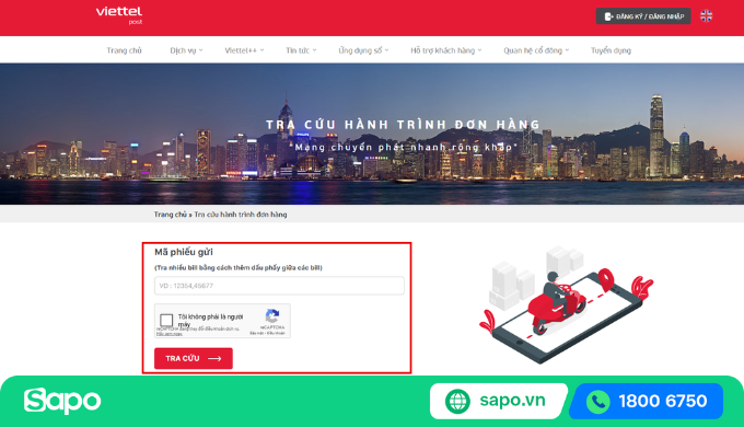 Kiểm tra vận đơn Viettel Post