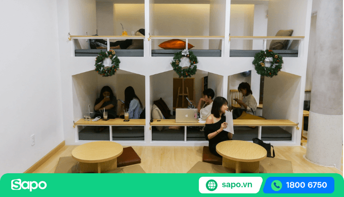 Cafe nằm tại Chidori