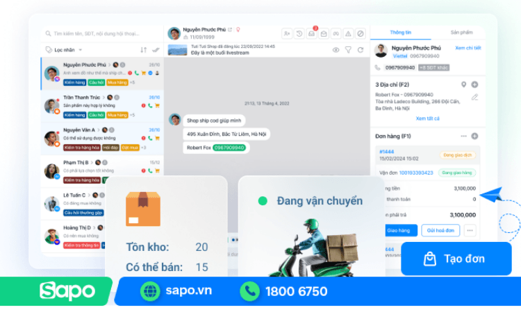 Ai tư vấn, chốt đơn tự động