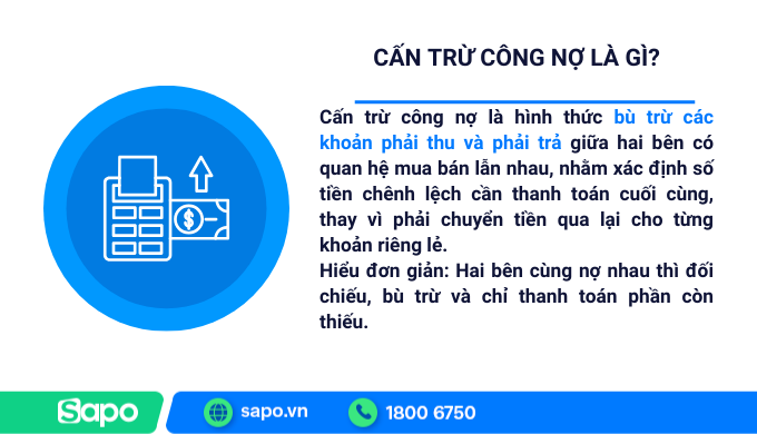 Tìm hiểu cấn trừ công nợ là gì