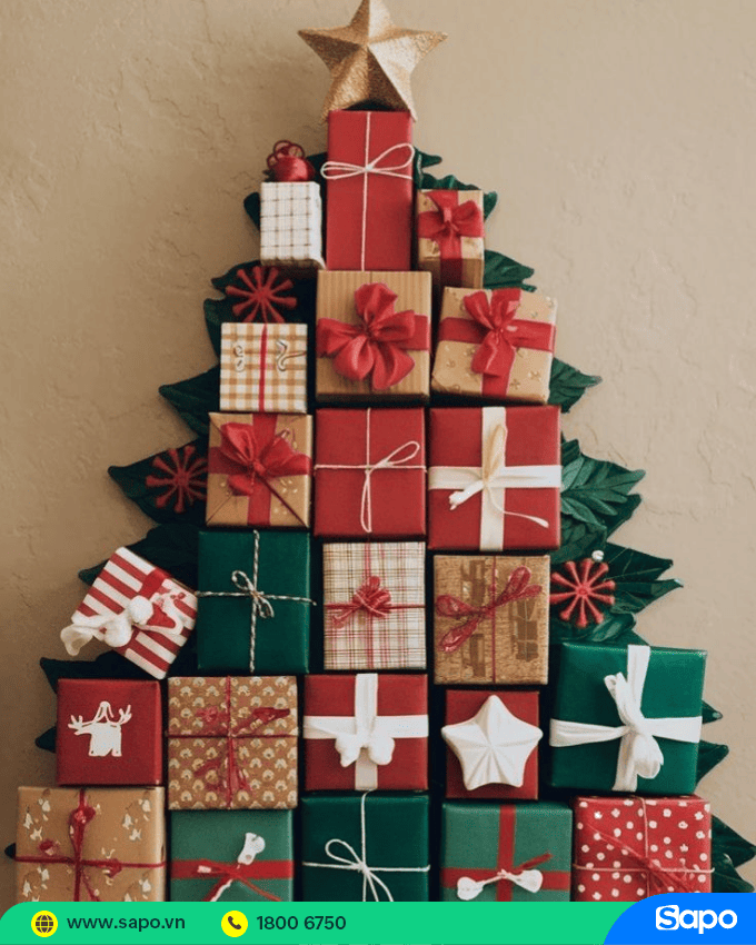 hộp quà cây thông