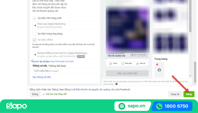 đăng quảng cáo facebook