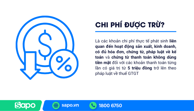 Các khoản chi phí được trừ của hộ kinh doanh