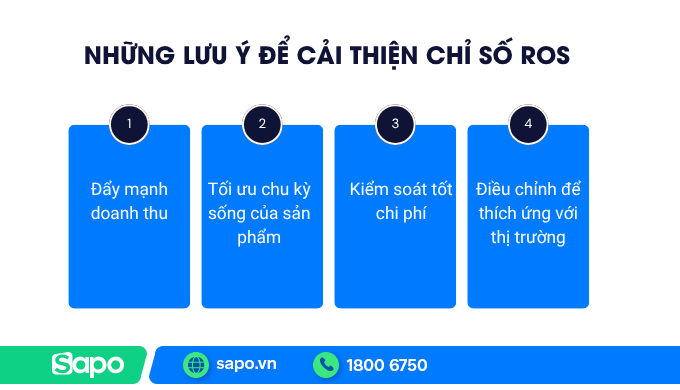 Lưu ý để cải thiện ROS