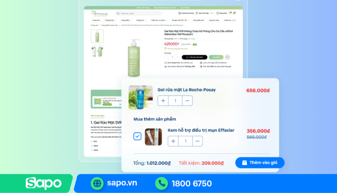 Gợi ý sản phẩm liên quan trên website bán hàng