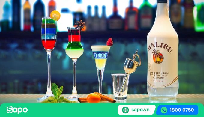 thành phần của cocktail