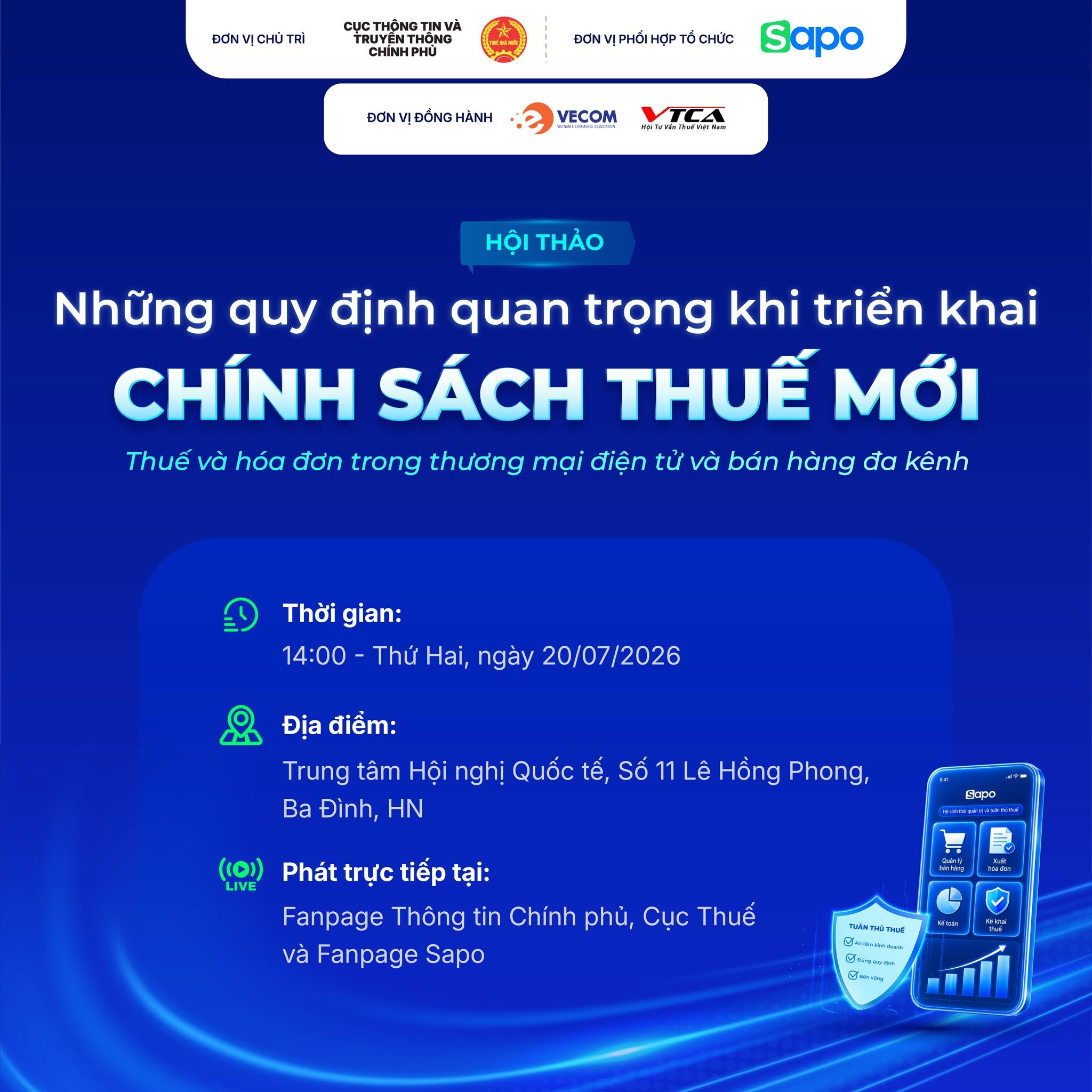 công bố sự kiện Thuế