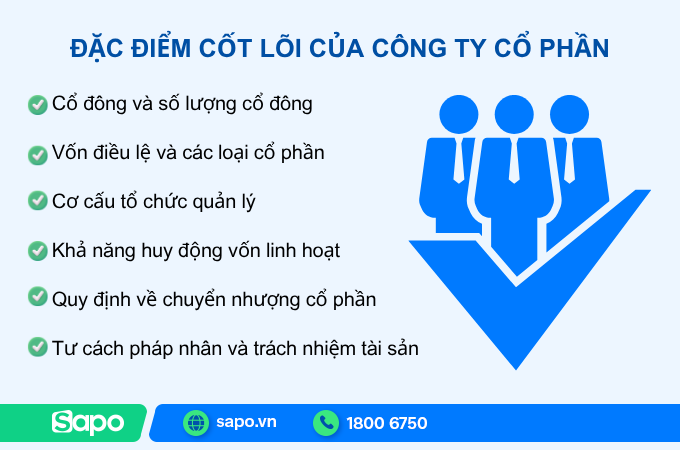đặc điểm của công ty cổ phần