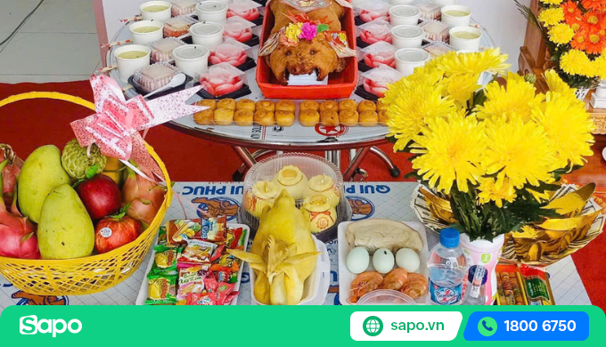 mâm lễ cúng khai trương nhà xưởng