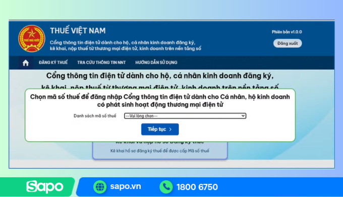 Chọn MST để đăng ký kinh doanh TMĐT