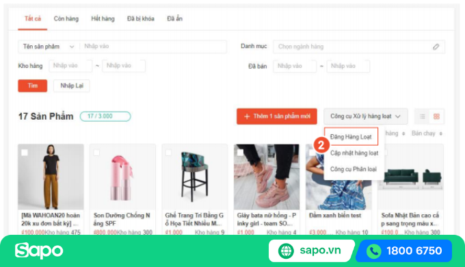 đăng hàng loạt