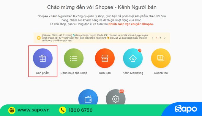Đăng sản phẩm Shopee