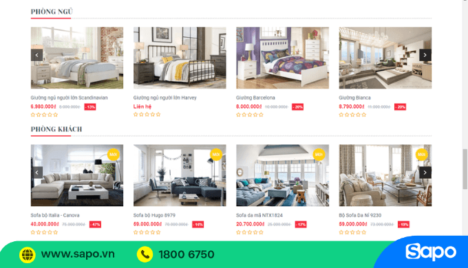 Module sản phẩm đa dạng