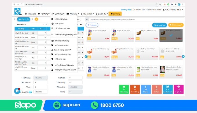 phần mềm quản lý đơn hàng miễn phí dantrisoft