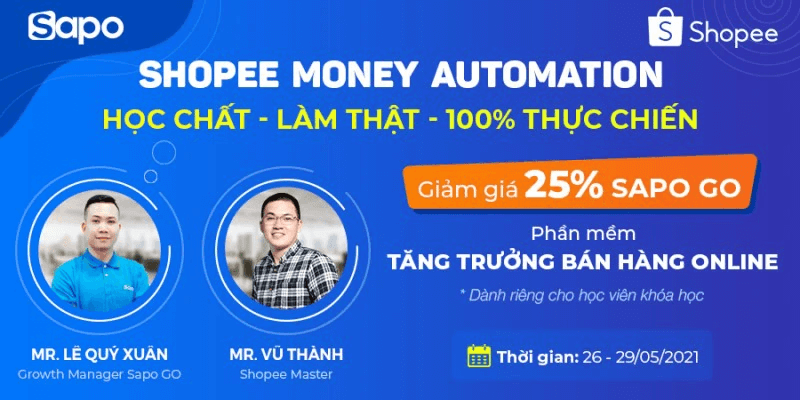 Giảm giá tới 25% Sapo Go khi tham gia khóa học