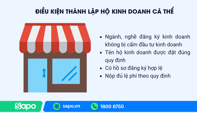 Điều kiện thành lập hộ kinh doanh