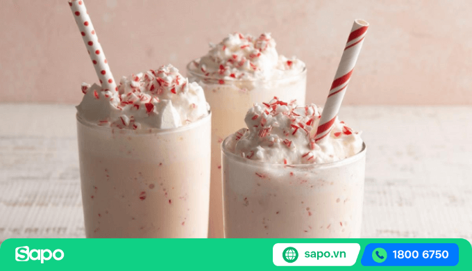 peppermint milkshake