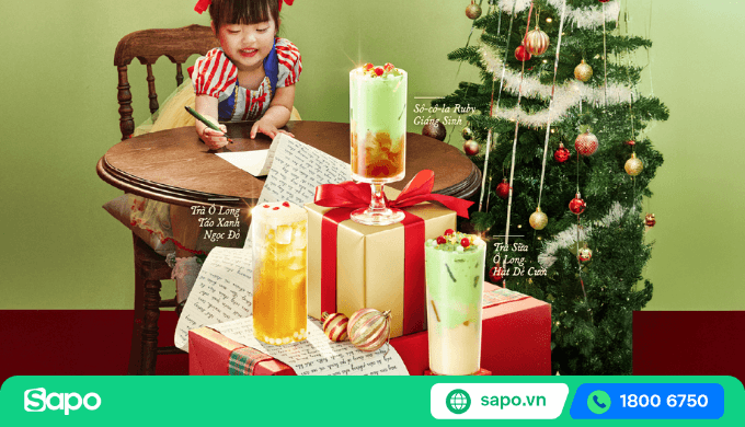 đồ uống giáng sinh của Phúc Long