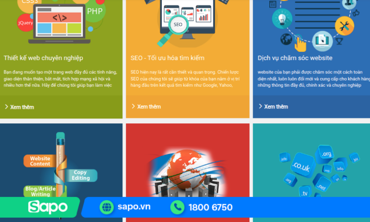 Expro cung cấp đa dạng dịch vụ liên quan đến thiết kế website