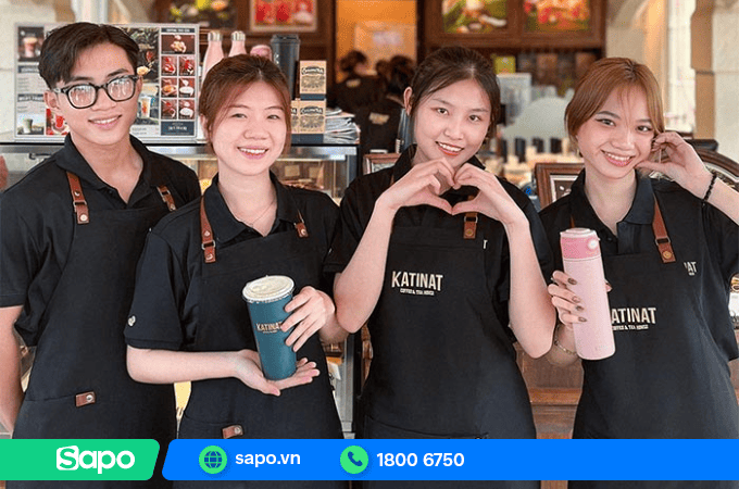 Mẫu đồng phục quán cafe sân vườn, ngoài trời