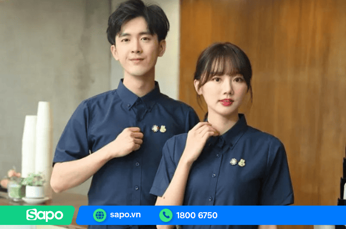 Mẫu đồng phục quán cafe sân vườn, ngoài trời