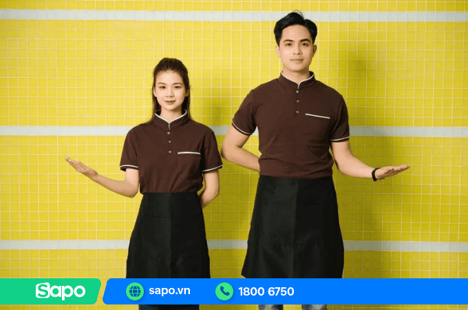mẫu đồng phục quán cafe