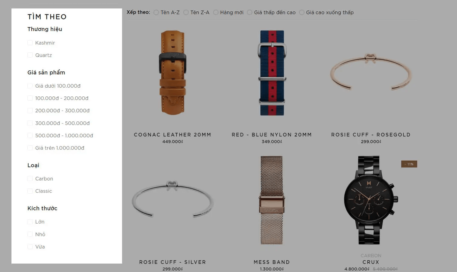 Giao diện Evo Watch chuẩn SEO