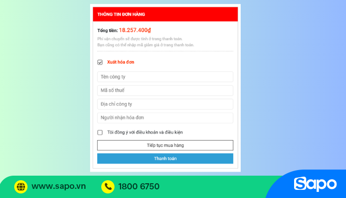 Hỗ trợ bán hàng minh bạch