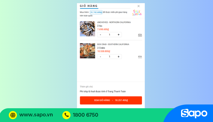 Gợi ý mua freeship