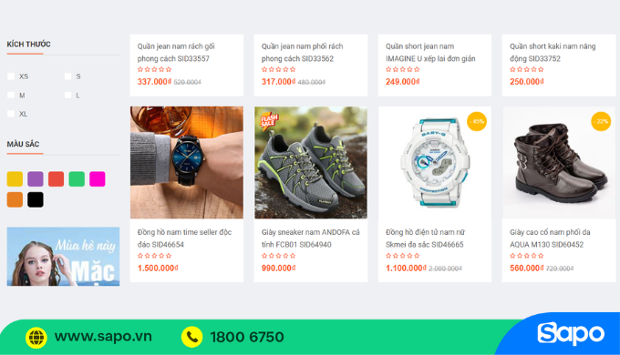 Giao diện website hiệu quả