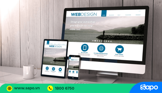 Chọn giao diện website bán hàng