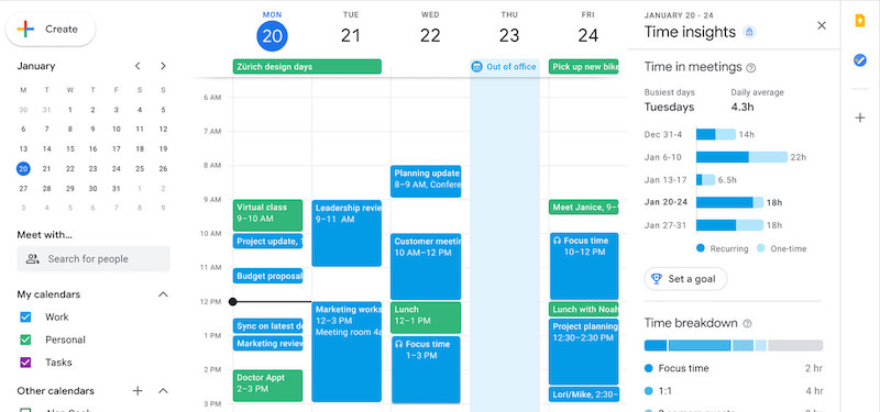 Google calendar là gì