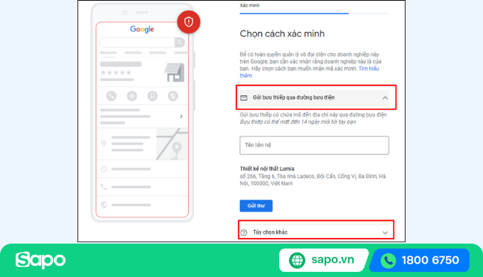 xác minh doanh nghiệp
