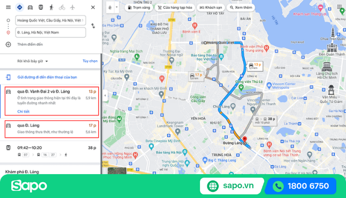 hướng dẫn tìm đường