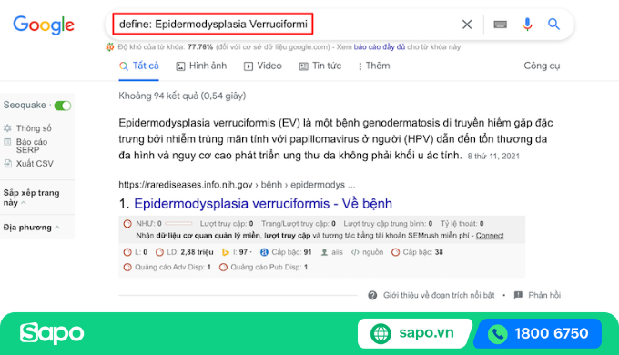 tìm định nghĩa của từ