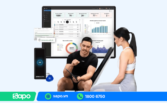 phần mềm quản lý phòng gym miễn phí gymmaster