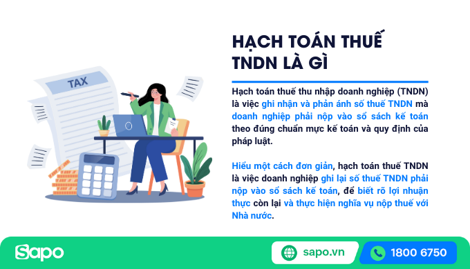 hạch toán thuế tndn là gì