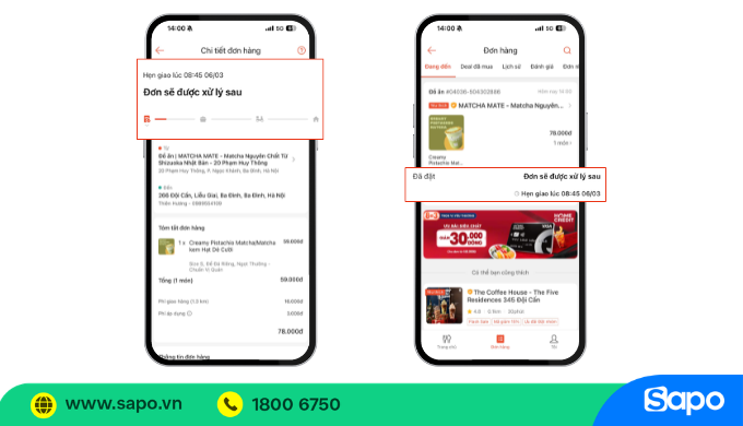 hẹn giao shopee food