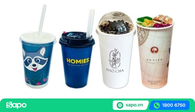 Ly giấy đựng trà sữa