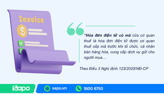 hoá đơn điện tử có mã là gì