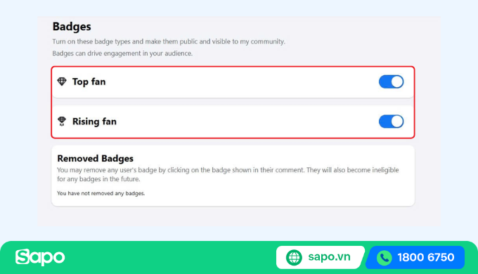 Cách bật huy hiệu fan cứng cho Fanpage
