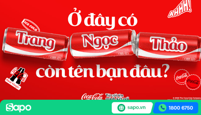 Tái khởi động chiến dịch In tên lên lon Coca 2025 tại Việt Nam