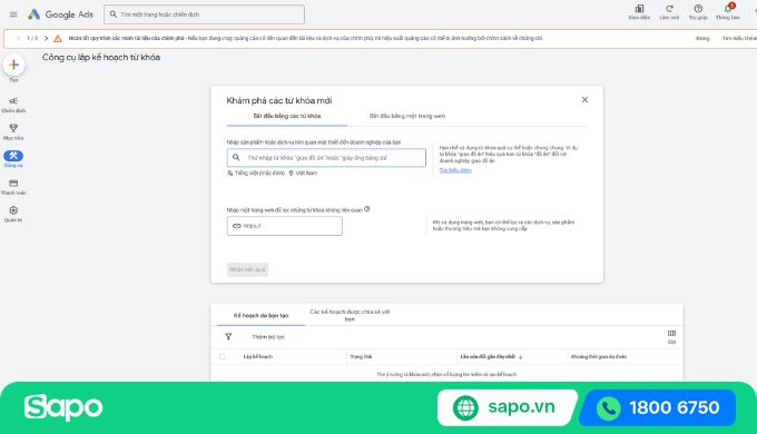 keyword planner