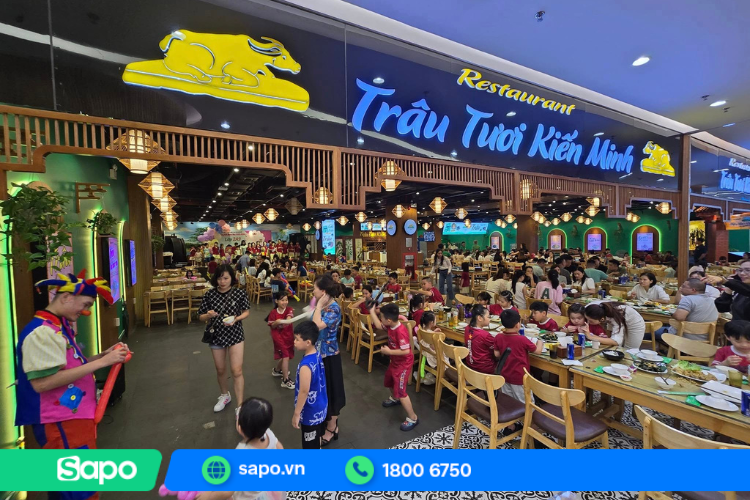 các món ăn đa dạng tại trâu tươi kiến minh